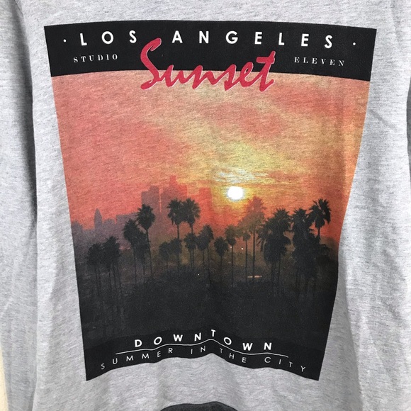 TOPMAN LOS ANGELES GRAPHICS Sweatshirt L - Picture 2 of 5